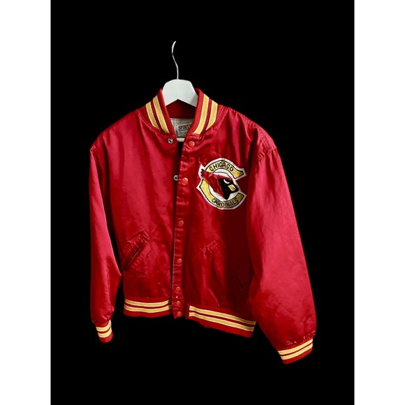 1940's Chicago Cardinals True Vintage Varsity Jacket Sz 44 - Picture 6 of 16